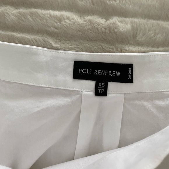 Holt Renfrew Off The Shoulder White Blouse - Picture 8 of 12